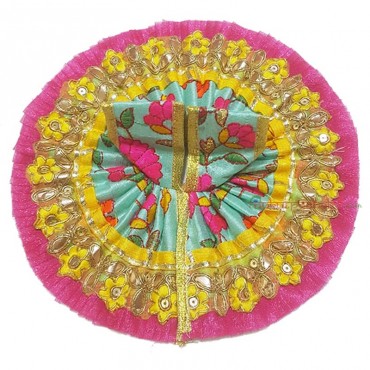 Pink Yellow Casual Poshak