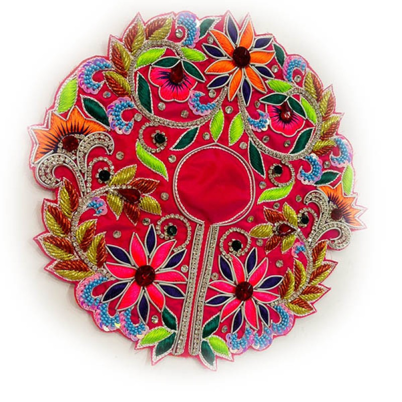 Red Flower Laddu Gopal  Designer Dress