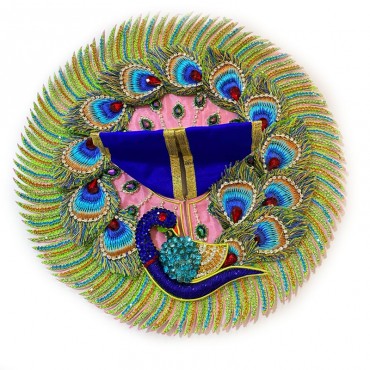 Peacock Feather Designer Poshak