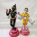 Radha Krishna Hand Painted 