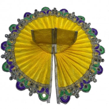 Yellow BlueGreen Casual Poshak