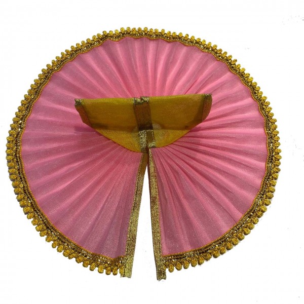 Pink Golden Casual Poshak