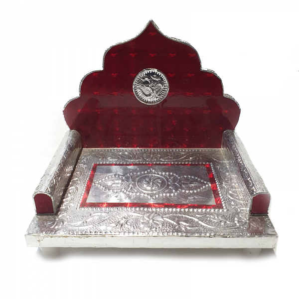 Red Silver Singhasan